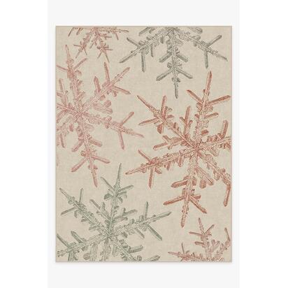 Snowflake Creme Flatwoven Rug - 275 x 365 cm - Rug + Cushioned Pad System