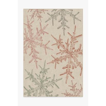 Snowflake Creme Flatwoven Rug - 200 x 290 cm - Rug + Cushioned Pad System