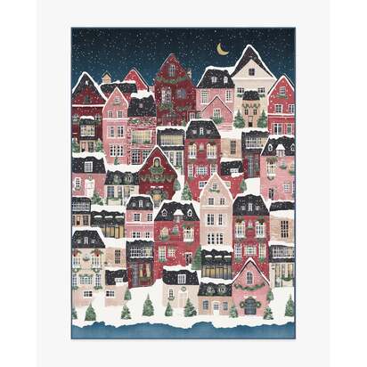 Noelle Village Midnight Flatwoven Rug - 150 x 215 cm - Rug + Pad System