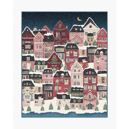 Noelle Village Midnight Flatwoven Rug - 245 x 305 cm - Rug + Cushioned Pad System