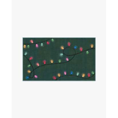 Let It Glow Green Flatwoven Rug - 90 x 150 cm - Rug + Pad System
