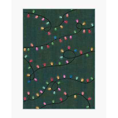 Let It Glow Green Flatwoven Rug - 150 x 215 cm - Rug + Pad System