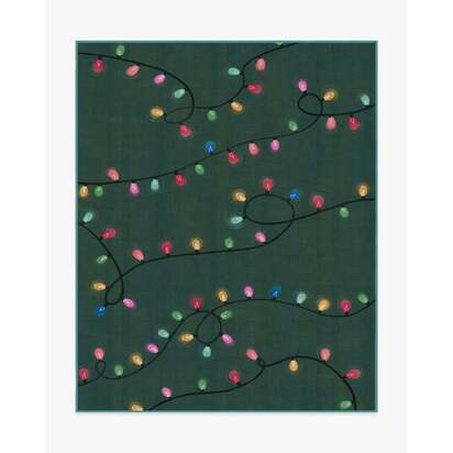 Let It Glow Green Flatwoven Rug - 245 x 305 cm - Rug + Cushioned Pad System