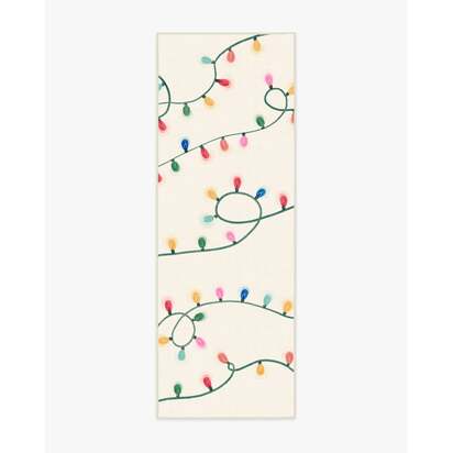 Let It Glow Cream Multicolour Flatwoven Rug - 75 x 215 cm - Rug + Pad System