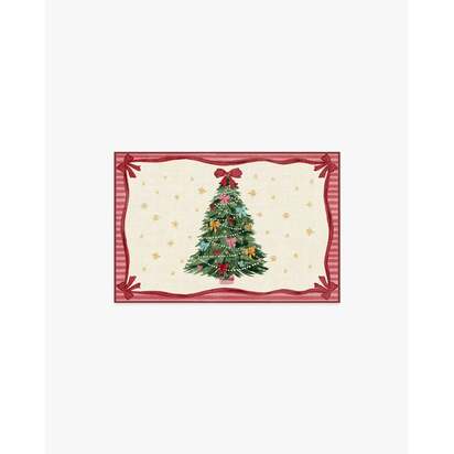 Bella Bows Multicolour Flatwoven Rug - 60 x 90 cm - Rug + Pad System