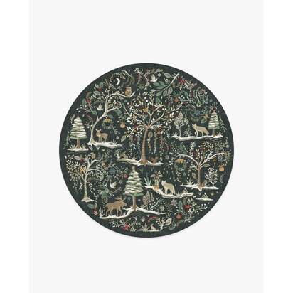Elwood Soft Charcoal Rug - 185 Round cm - All-In-One Rug