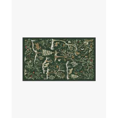 Elwood Forest Green Rug - 90 x 150 cm - All-In-One Rug