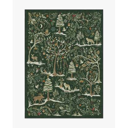 Elwood Forest Green Rug - 150 x 215 cm - All-In-One Rug