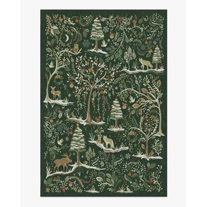 Elwood Forest Green Rug - 185 x 275 cm - All-In-One Rug