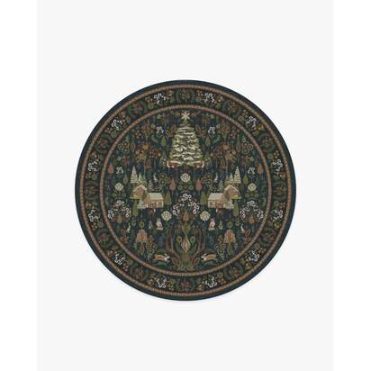Juniper Midnight Blue Rug - 185 Round cm - All-In-One Rug