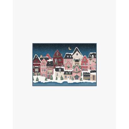Noelle Village Midnight Rug - 60 x 90 cm - All-In-One Rug