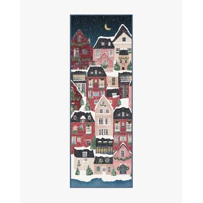 Noelle Village Midnight Rug - 75 x 215 cm - All-In-One Rug