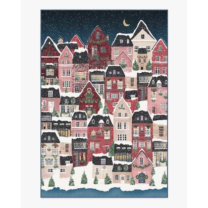 Noelle Village Midnight Rug - 185 x 275 cm - All-In-One Rug