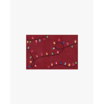 Let It Glow Red Rug - 60 x 90 cm - All-In-One Rug