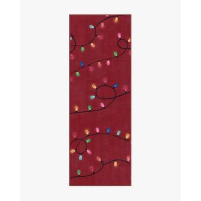 Let It Glow Red Rug - 75 x 215 cm - All-In-One Rug