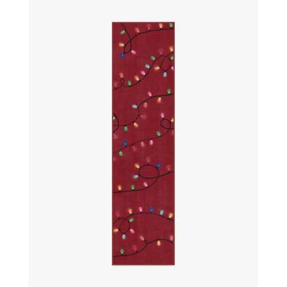 Let It Glow Red Rug - 75 x 305 cm - All-In-One Rug