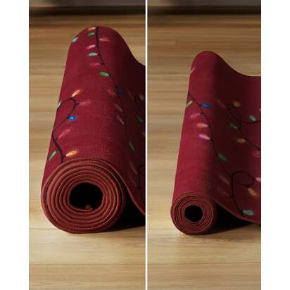 Let It Glow Red Rug - 75 x 305 cm - All-In-One Rug