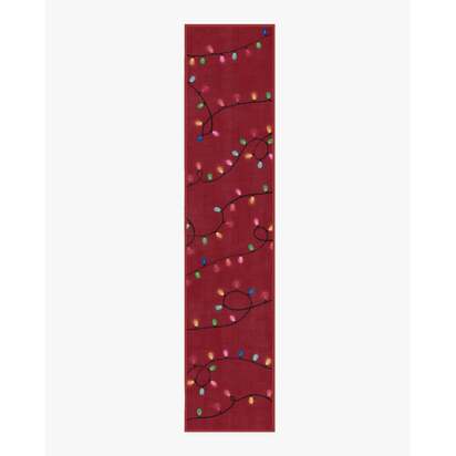Let It Glow Red Rug - 75 x 365 cm - All-In-One Rug