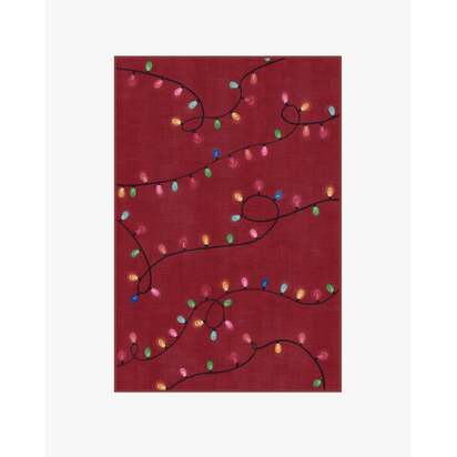 Let It Glow Red Rug - 120 x 185 cm - All-In-One Rug