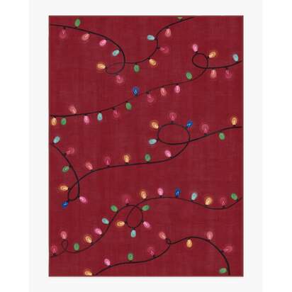 Let It Glow Red Rug - 275 x 365 cm - All-In-One Rug