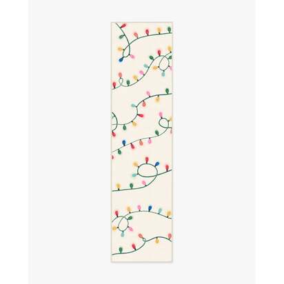 Let It Glow Cream Multicolour Rug - 75 x 305 cm - All-In-One Rug
