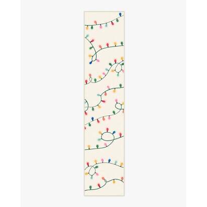 Let It Glow Cream Multicolour Rug - 75 x 365 cm - All-In-One Rug