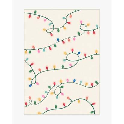 Let It Glow Cream Multicolour Rug - 150 x 215 cm - All-In-One Rug