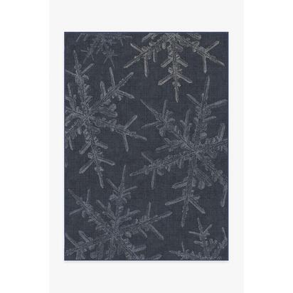 Snowflake Navy Rug - 150 x 215 cm - All-In-One Rug