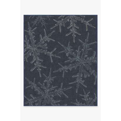 Snowflake Navy Rug - 245 x 305 cm - All-In-One Rug