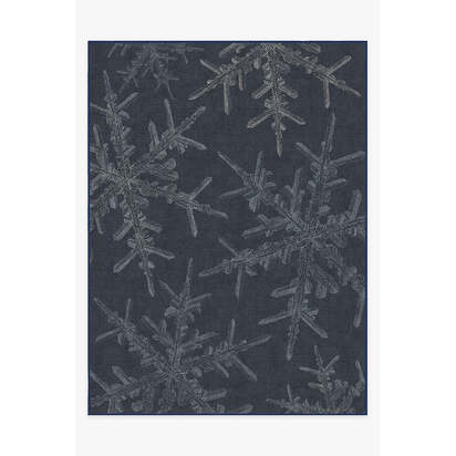 Snowflake Navy Rug - 275 x 365 cm - All-In-One Rug