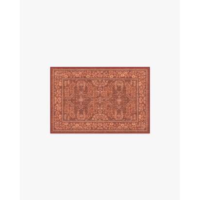 Amal Terracotta Flatwoven Rug - 75 x 305 cm - Rug + Pad System