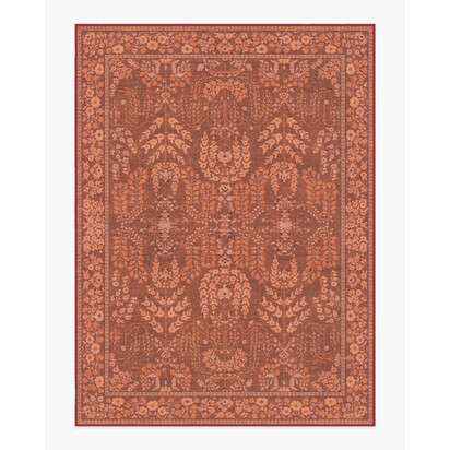 Amal Terracotta Flatwoven Rug - 275 x 365 cm - Rug + Pad System
