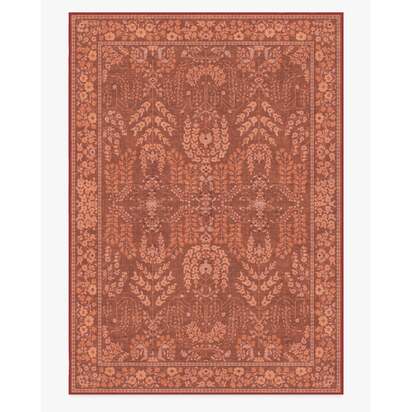 Amal Terracotta Flatwoven Rug - 305 x 425 cm - Rug + Pad System