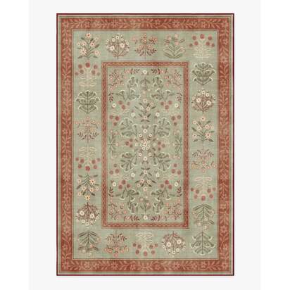 Briar Sage & Rust Rug - 200 x 290 cm - All-In-One Rug