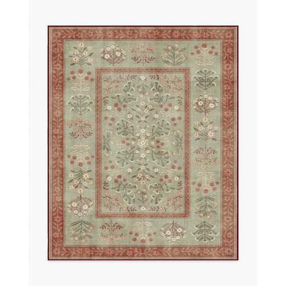 Briar Sage & Rust Rug - 245 x 305 cm - All-In-One Rug