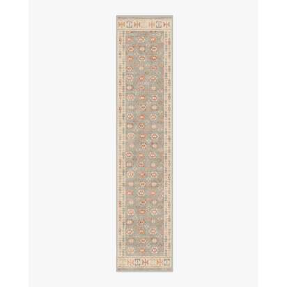 Indira Sage & Terracotta Rug - 75 x 365 cm - All-In-One Rug