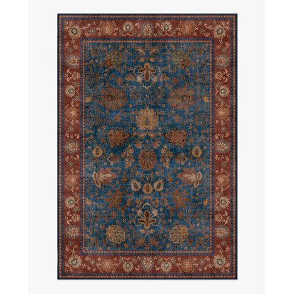 Miere Golden Brown Flatwoven Rug - 185 x 275 cm - Rug + Pad System