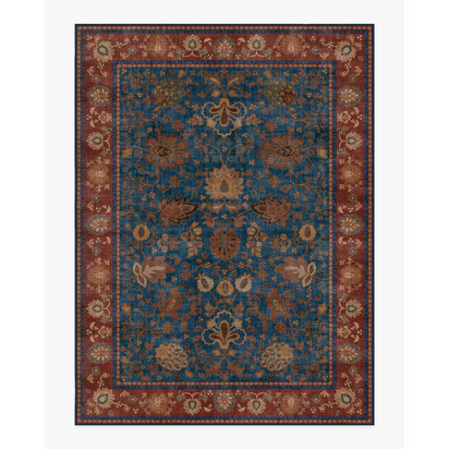 Miere Golden Brown Flatwoven Rug - 275 x 365 cm - Rug + Pad System