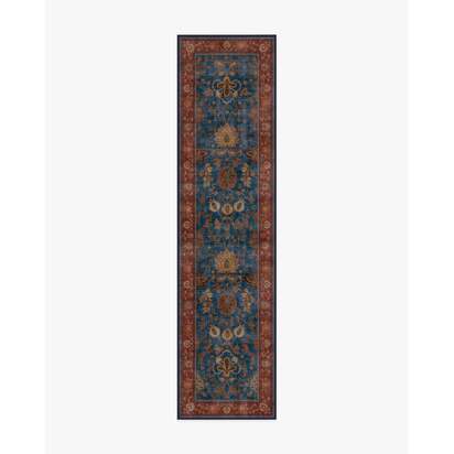 Miere Golden Brown Flatwoven Rug - 75 x 305 cm - Rug + Cushioned Pad System