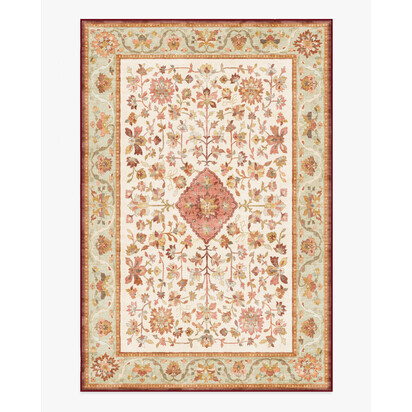 Mina Warm Cream & Rust Rug - 200 x 290 cm - All-In-One Rug