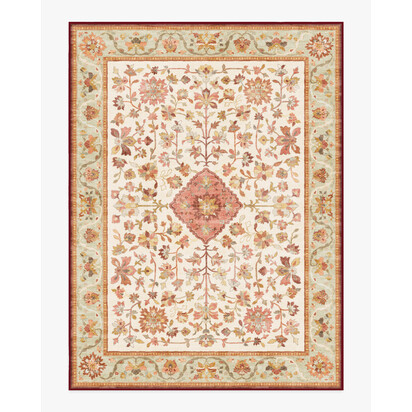 Mina Warm Cream & Rust Rug - 275 x 365 cm - All-In-One Rug