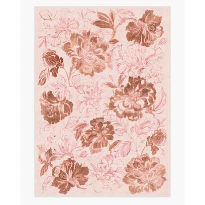 Varda Terracotta Rose Flatwoven Rug - 305 x 425 cm - Rug + Pad System