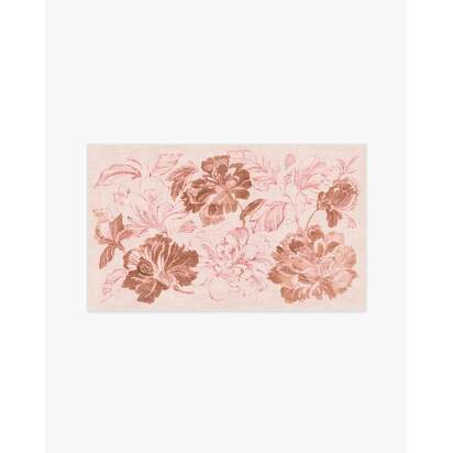 Varda Terracotta Rose Flatwoven Rug - 90 x 150 cm - Rug + Cushioned Pad System