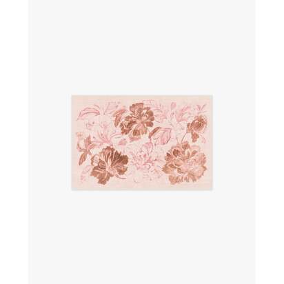 Varda Terracotta Rose Flatwoven Rug - 185 x 275 cm - Rug + Cushioned Pad System
