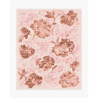 Varda Terracotta Rose Flatwoven Rug - 245 x 305 cm - Rug + Cushioned Pad System