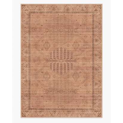 Zariah Rose & Rust Flatwoven Rug - 305 x 425 cm - Rug + Pad System