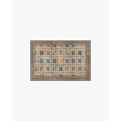 Calloway Brown Multicolour Rug - 60 x 90 cm - All-In-One Rug