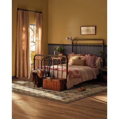 Calloway Brown Multicolour Rug - 75 x 215 cm - All-In-One Rug
