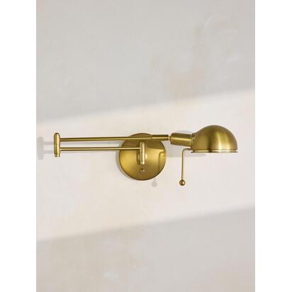 Reade Wall Light, Antique Brass
