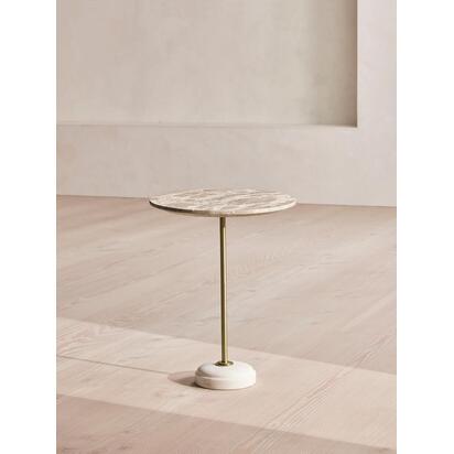 Fleet Side Table, Medium, Kapri Marble